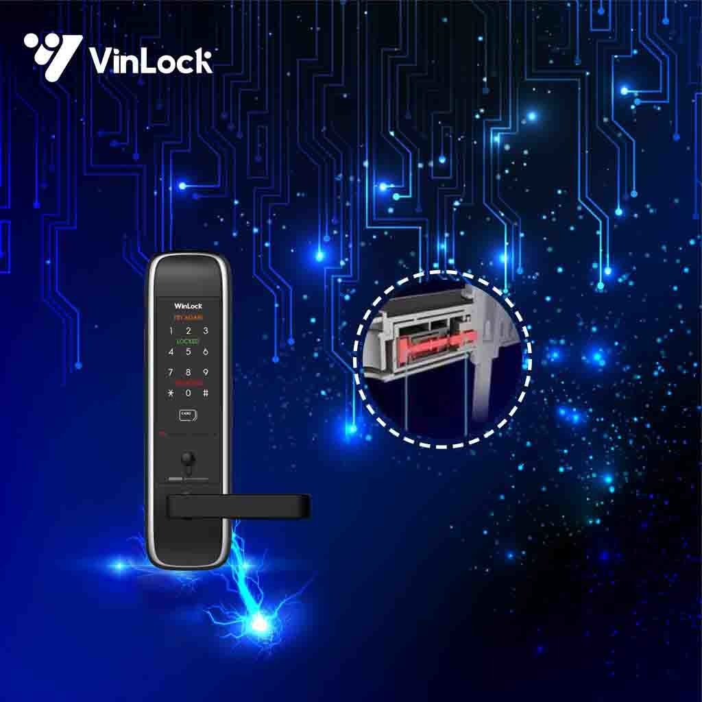 tính năng chống sốc điện trên khóa điện tử Winlock ST300