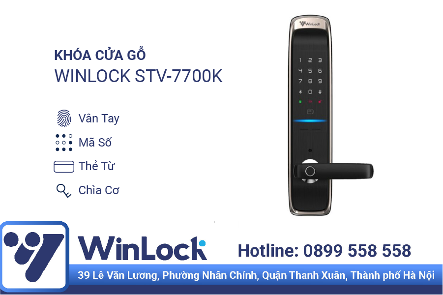 Khóa điện tử có tay cầm Winlock STV-7700K