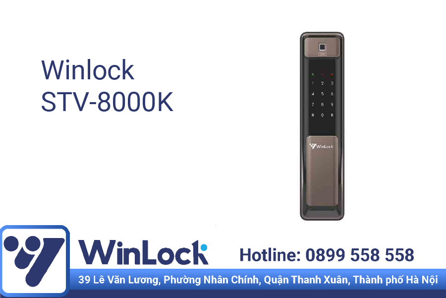 Khóa vân tay cao cấp Winlock STV-8000K